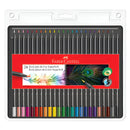Lápis De Cor Faber-Castell Supersoft 24 cores