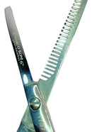 Tesoura Marco Boni Fio Liso E Desbaste 6 Polegadas Barbeiro Cor Cinza