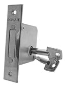 Trava De Segurança Tetra Para Porta De Madeira Dovale Cor Prateado