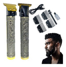 Clippers Dragon Retro Profissionais Para Cabelo E Barba Cor Bege