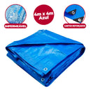 Lona Azul Carreteiro Caminhão Piscina Impermeável 75g 4x4