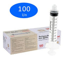 Seringa Descartável 10ml Bico Lock Caixa Com 100 Unidades Descarpack