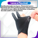 Luva Para Mesa Digitalizadora Huion Gaomon Wacom Xp Pen Cor Preto