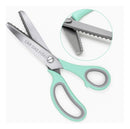 Tesoura De Picotar Para Costura Escalope Cortar Tecido Papel Eva Profissional Lar das Fitas