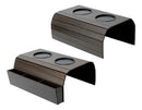 Bandejas De Sofá Kit 2 Unidades Porta Controle + Marrom Tabaco