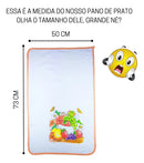 Nova Era Pano De Prato Viés Extra Grande Estampas Sortidas