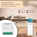 Interruptor Inteligente Relé Wifi Novadigital 1 Canal 10a Mini Smart Switch Tuya Smart Life Alexa 110v 220v Bivolt Branco