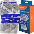 Kit 2 Joelheiras Articulada Compressão Ortopédica Crossfit Alivia Patelar Dor Joelho Proteção Perna Tamanho G