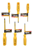 Jogo De Chaves Fenda Phillips Isolada Ponta Imantada Vonder