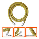 Kit Gas Encanado Mangueira 1mt+registro+adaptador Macho