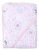 Toalha de Banho Bebe Capuz Fralda Soft Estampada 80x80cm PAPI