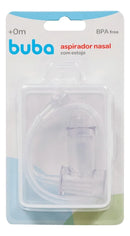 Aspirador Nasal Buba Transparente Com Sucção Para Nariz Entupido Bebe