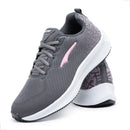 Tênis Feminino Esportivo Academia Treino Confo Cinza/Rosa 36