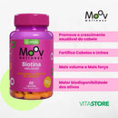 Kit 3 Biotina Moov 100% Da Idr - Total 180 Comprimidos Sem Sabor