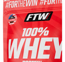 Whey Protein 100% Concentrado Refil 900g Sabor Leite - FTW
