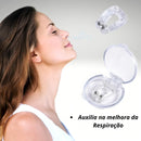 Clip Nasal Anti Ronco Apneia Nariz Magnético Com Imã Kit C/3