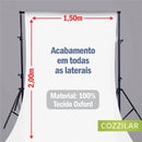 Tecido Fundo Infinito 2,0mx1,5m Estudio Fotografico Chroma Key Pano Cor Branco