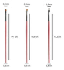 Kit 15 Pincéis Decoração De Unhas Gel Nail Art Profissional Pincel Unha Manicure Alongamento