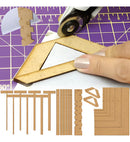 Gabarito Cartonagem Post It Esquadro Wire-o Encadernação Mdf