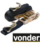 Cinta Com Catraca De Amarraçao Carga 800kg Vonder Cor Preto