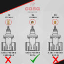 Acabamentos Registro Volante Metal Padrão Deca C 70 Preto Acabamento Fosco