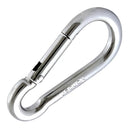 Mosquetão 8cm profissional suporta 230kg 10 unidades