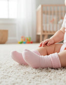 Kit 12 Pares Meias Bebê Rn Recém Nascido Infa Rosa-claro RN