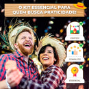 Kit Decoração Luxo Festa Junina São João Arraial Quermesse