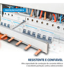 Kit 1un Barramento Pente Monopolar 12 Polos - 63a