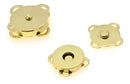 Kit 20 Botões Imantado Magnético Fecho Cor Dourado 14mm Imã