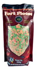 Ração Para Peixe Fort Flocos 250g Maramar alimento completo