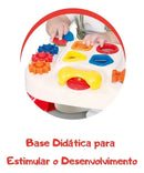 Mesa Didática Infantil Play Time Para Bebê Mesinha Educativa
