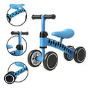 Bicicleta De Equilibro Sem Pedal Andador Infantil Para Bebê Cor Azul