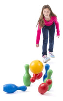 Jogo De Boliche Colorido Sortido 7001 - Cardoso Toys