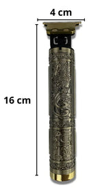 Clippers Dragon Retro Profissionais Para Cabelo E Barba Cor Bege