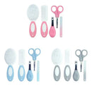 Kit Higiene Unha Infantil Bebê 5 Peças Pente Escova Cabelo Pimpolho Cor Rosa