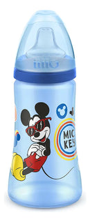 Kit 2 Copos Colors Bico De Silicone Disney Mickey Azul Lillo
