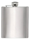 Cantil Inox Frasco 230ml Garrafa Whiskeira Whisky Bolso Bar Cor Prateado