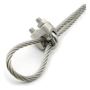 Clips Grampo 3/16 Para Cabo De Aço - 100 Unidades