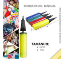Bomba De Encher Bexiga Balão - Manual - Inflador Bexiga Cor Sortidas