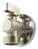 Registro Torneira Maquina Lavar Metal Tanque Filtro Multiuso Prateado