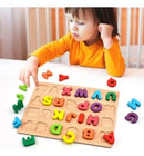 Tabuleiro Alfabeto Em Madeira Didático Pedagógico - Dm Toys