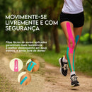 Fita Bandagem Elástica Adesiva 5m Suporte Muscular Estabilização Articular Recuperação Física Flexível Respirável Resistência ao Suor Conforto Pele Uso Esportivo e Reabilitação Terapêutica Bahrein