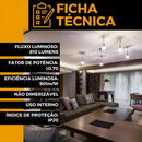 10 Lâmpadas Avant Led 9w Bulbo 6500k Branco Frio Luz Branco-frio