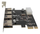 Placa Pci-e Usb Com 4 Portas Usb 3.0 5gbps F3 F-3217 50