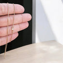 Correntinha Banhada Com 50cm Muito Delicada Elegante Moda Cor Dourado