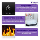 Umidificador De Ar Ultrassonico Chamas Lareira 3D Aromaterapia Óleos Essenciais Led Bivolt 110/220v Kaizu