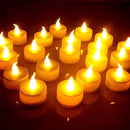 Kit 24 Vela Eletrônica Decorativa Led Linda + 72 Baterias