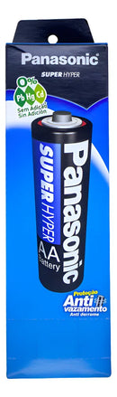Pilha AA Panasonic Super Hyper UM-3SH Cilíndrica - kit de 52 unidades