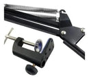 Carbon Braço Articulado Aço Suporte de Mesa para Microfone Preto